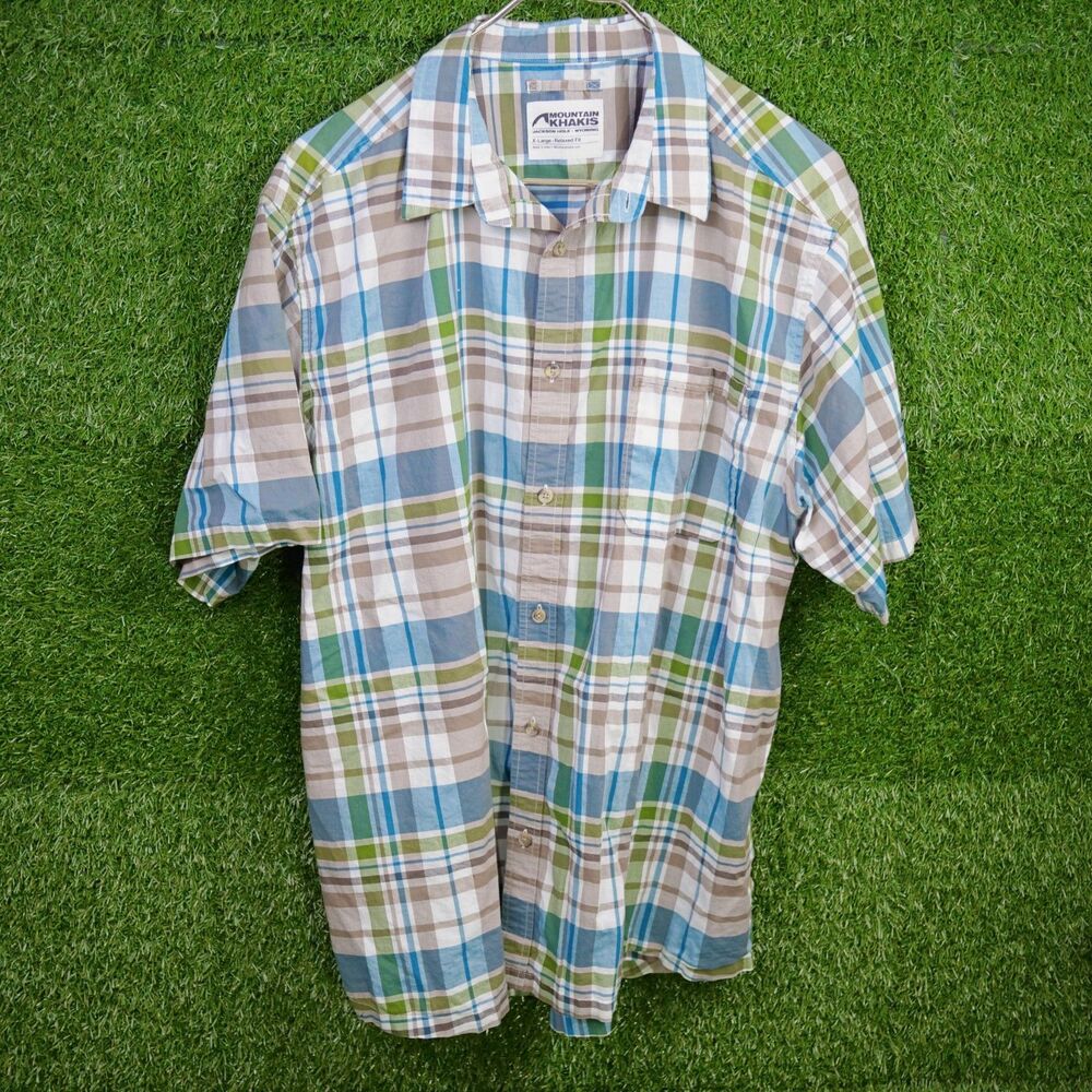 Mountain Khakis Short-sleeve Button-down Shirt - Men's Size XL Relaxed Fit